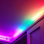 Modern smart home interior with Lumary smart LED recessed lighting and exclusive coupon code savings for stylish home upgrades